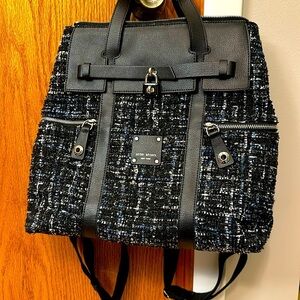 Henri Bendel Jetsetter, Large Size, Tweed, Rare!